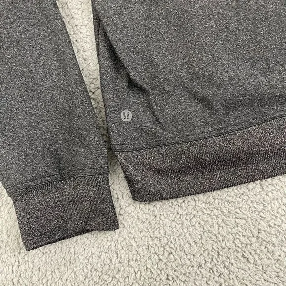 Lululemon Prepost Jacket Men L Gray Mock Neck Athlesuire Full Zip - Picture 8 of 12